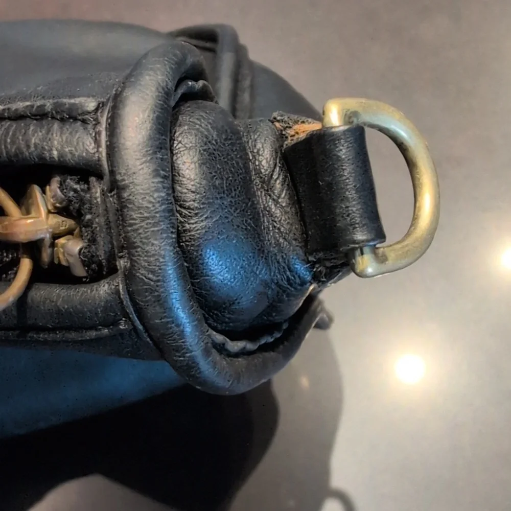 Vintage Coach Swinger 4040 Black Project Bag - Picture 7 of 14